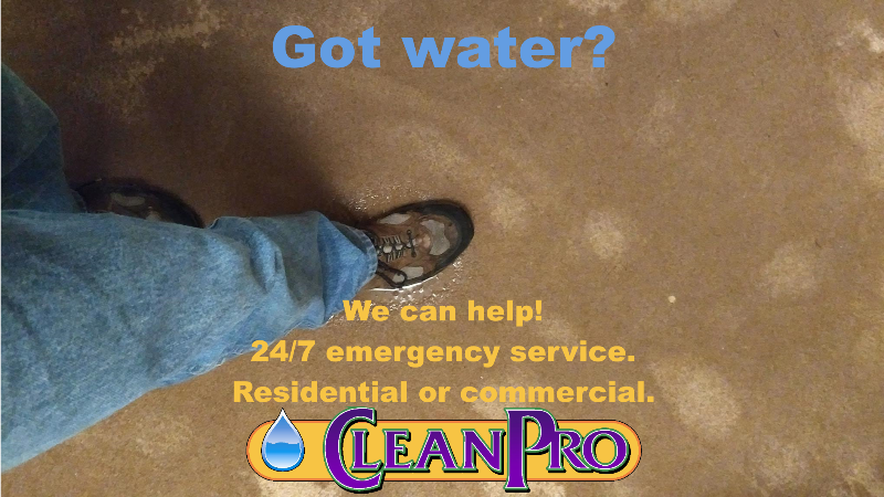 In need of water damage restoration? We can help!